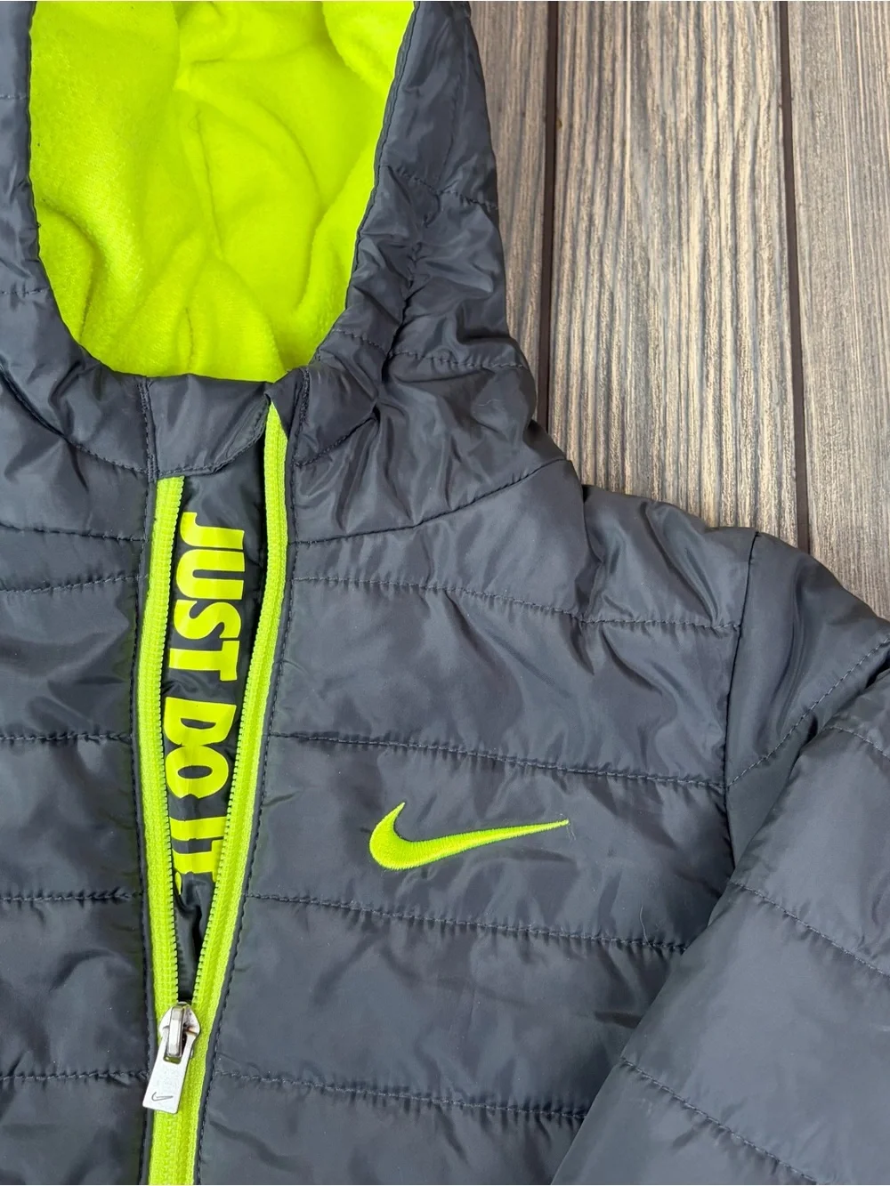 Nike 3T Puffer Coat Boys Grey